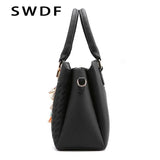 Women Tassel PU Leather Totes Bag Crossbody Shoulder Bag