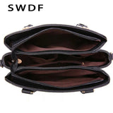 Women Tassel PU Leather Totes Bag Crossbody Shoulder Bag