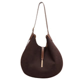 Small Shoulder Crossbody Bag Women Spring Faux Suede Handbag Tote