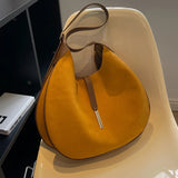 Small Shoulder Crossbody Bag Women Spring Faux Suede Handbag Tote