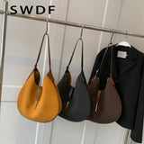 Small Shoulder Crossbody Bag Women Spring Faux Suede Handbag Tote