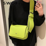 Leather Underarm Shoulder Bag for Women Ladies Crossbody Messenger Sac