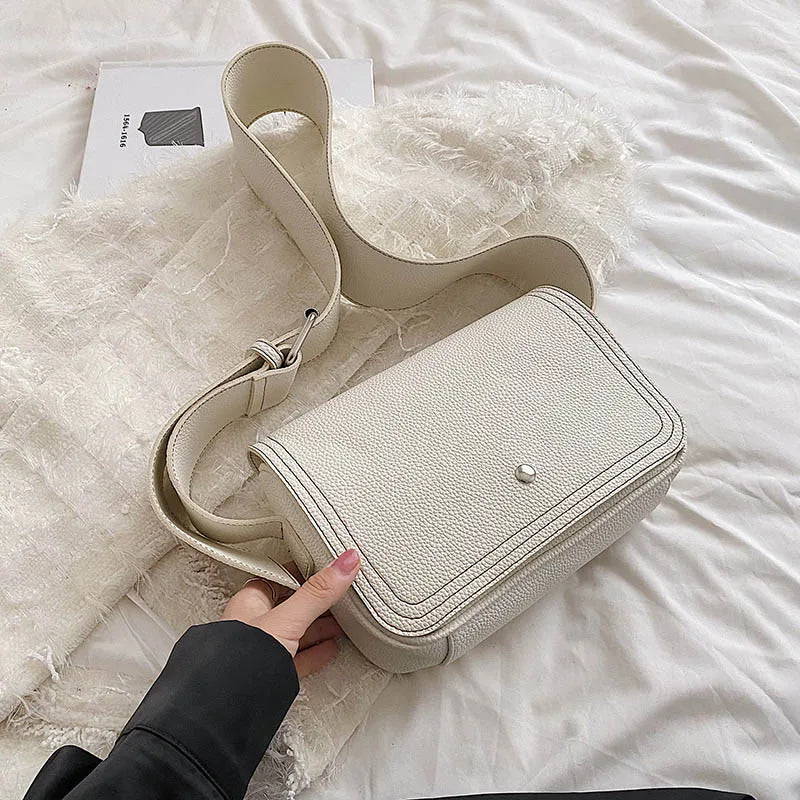 Leather Underarm Shoulder Bag for Women Ladies Crossbody Messenger Sac