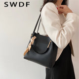 Large-Capacity Autumn Shoulder Bag All-Match Tote Bucket Bag