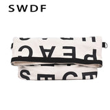 Canvas Large Shoulder Bag for Women Casual Handbags