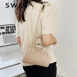 Pleated Handbag with Handle Lattice Shoulder Bag for Women Clutch Purses