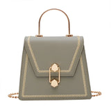 Metal Handle Crossbody Bag High Quality Clutch Female Shoulder Bag