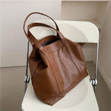 Soft Tote Shoulder Bags For Women Summer Solid