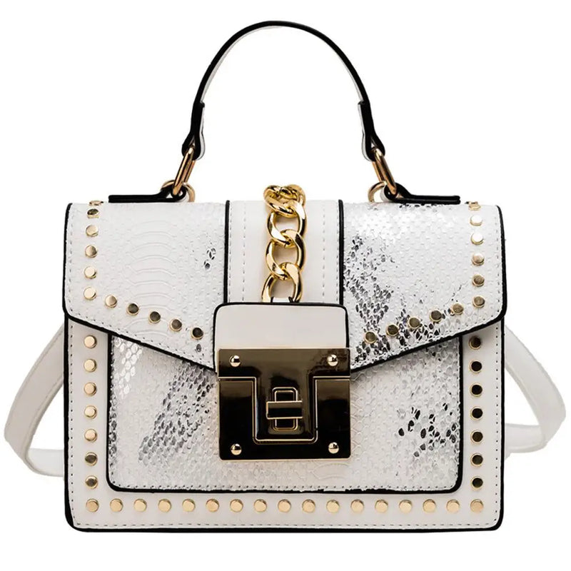 Serpentine Crossbody Bag for Women: Stylish Messenger Bag with Handle