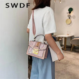 Serpentine Crossbody Bag for Women: Stylish Messenger Bag with Handle