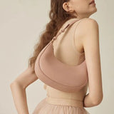 PU Leather Women Handbag Purses Vintage Wallet Half Moon Shoulder Bags