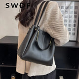 Retro Winter PU Leather Crossbody Shoulder Bags for Women