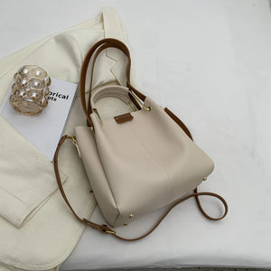 Retro Winter PU Leather Crossbody Shoulder Bags for Women