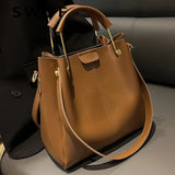 Retro Winter PU Leather Crossbody Shoulder Bags for Women