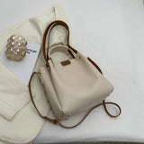Retro Winter PU Leather Crossbody Shoulder Bags for Women