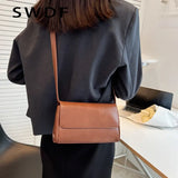 Small Flap Shoulder Bag for Women Underarm Crossbody Handbag