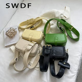 Small Woven Crossbody Shoulder Bag for Women