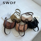 Small Suede Crossbody Sling Bags Women Winter Handbag