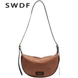Small Suede Crossbody Sling Bags Women Winter Handbag