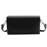 Women's Solid Flap Crossbody Shoulder Bag