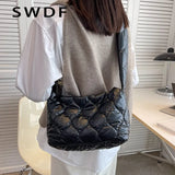 Ultralight Down Crossbody Bags for Women Nylon Shoulder Bags