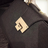 Spring Shoulder Bag Chain Strap Flap Handbag Clutch Metal Buckle