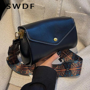 Vintage Crossbody Bags for Women Handbags PU Leather Female Handbags