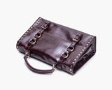 Vintage Messenger Bag Women Autumn Briefcase Daily Use All-matc