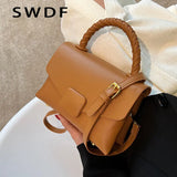 SWDF Women Handbags Rope Handle Ladies Shoulder Crossbody Totes