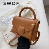SWDF Women Handbags Rope Handle Ladies Shoulder Crossbody Totes