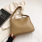 Women Letter Print Handbags Autumn PU Leather Large Capacity Shoulder Handbag