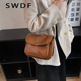 Oilskin Women's Shoulder Bag Chain Bag Messenger Bag