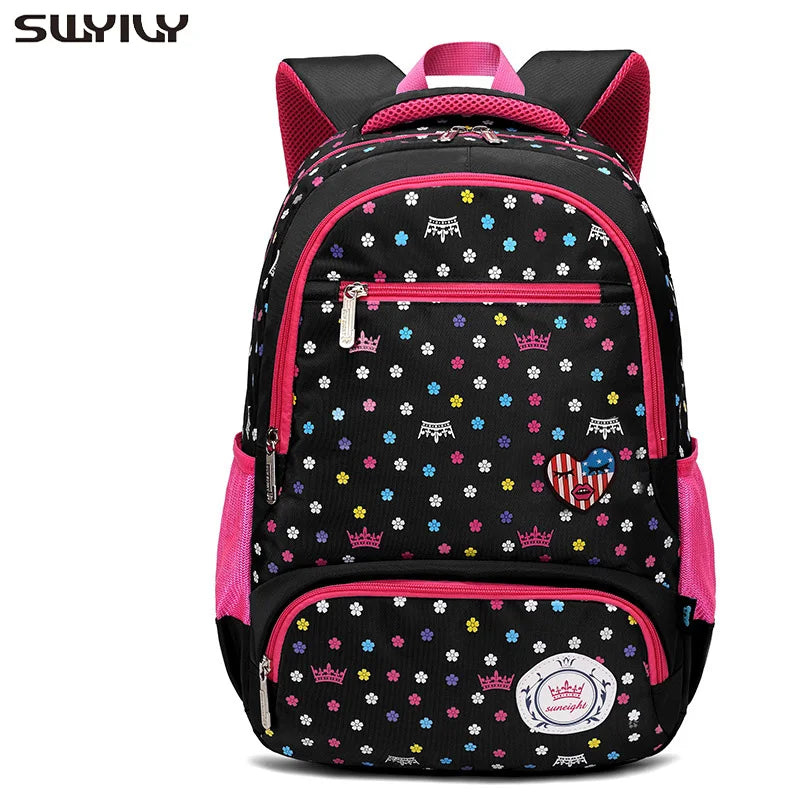 Princess Pink School Bag For Teen Girls