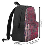 Saber Meshed Persian Carpet Print Backpack Zipper Close