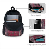 Saber Meshed Persian Carpet Print Backpack Zipper Close