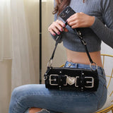 Sac A Main Femme Women's Retro Love Chain Shoulder Bag Handbag
