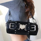 Sac A Main Femme Women's Retro Love Chain Shoulder Bag Handbag