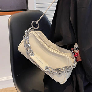 Y2K Stylish Retro Chain Messenger Shoulder Bag for Women