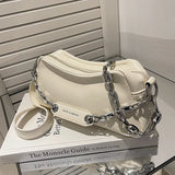 Y2K Stylish Retro Chain Messenger Shoulder Bag for Women
