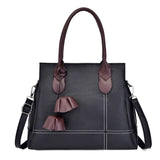 Flower Tassel Crossbody Messenger Bag High Leather Women Handbag