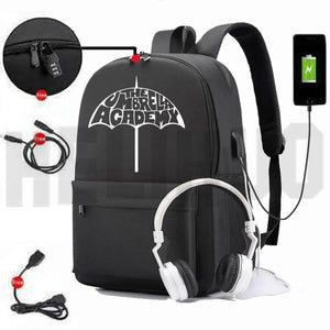 The Umbrella Academy Backpack USB Charging Bag Softback