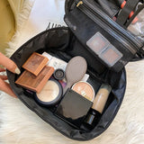 2021New Ladies Storage Bag Large Makeup Organizer Cosmetic Pouch Plaid