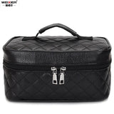 2021New Ladies Storage Bag Large Makeup Organizer Cosmetic Pouch Plaid