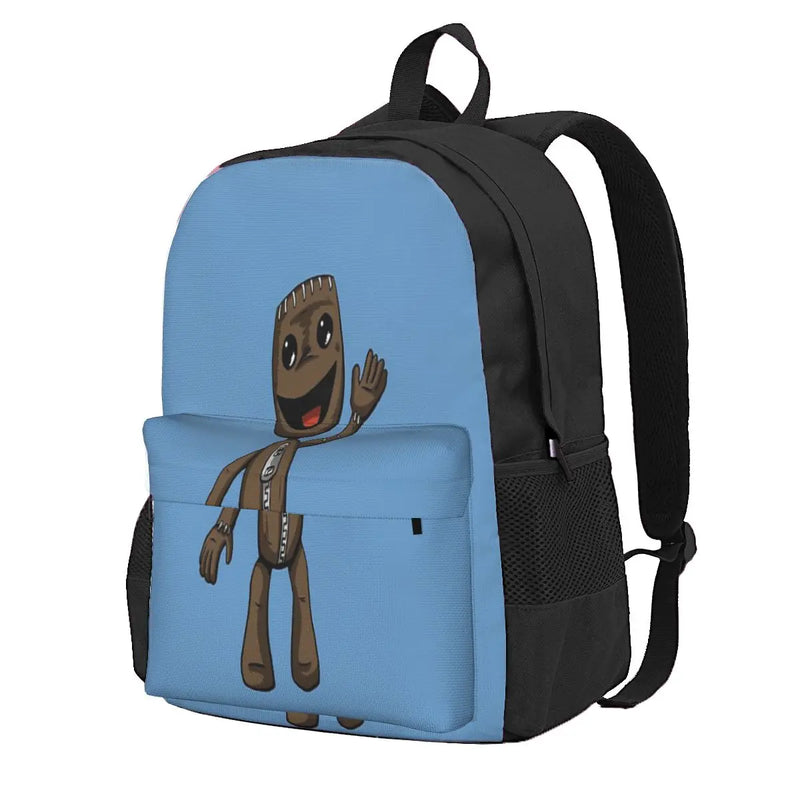 Sackboy Backpacks Men's & Women's Zipper Bag Unisex