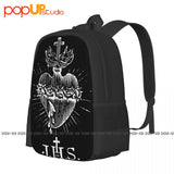 Sacred Heart Of Jesus Christ Large Capacity Beach Bag