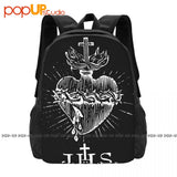 Sacred Heart Of Jesus Christ Large Capacity Beach Bag