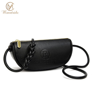 Women's Cowhide Leather Shoulder Bag Handbag