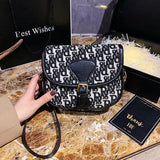 Saddle Bag Small Square Bag Lady Shoulder Bag