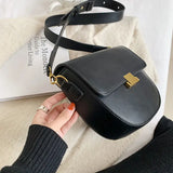 Vintage Leather Crossbody Bag Small Handbag