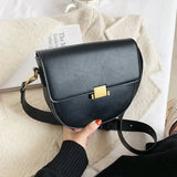 Vintage Leather Crossbody Bag Small Handbag